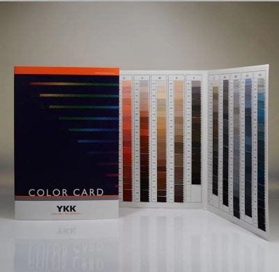 YKK zipper color card YKK zipper color card